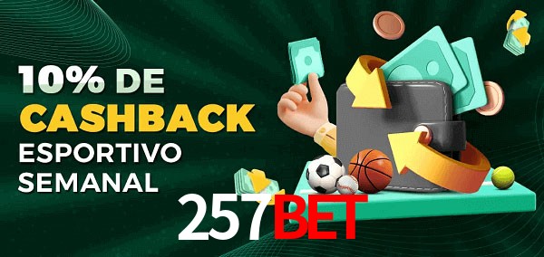 10% de bônus de cashback na 257bet